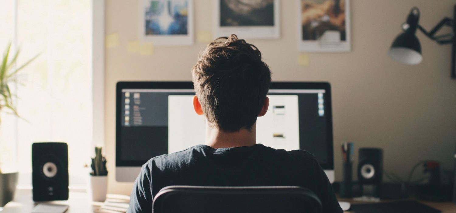 a person using a computer with dism host servicing process issues.