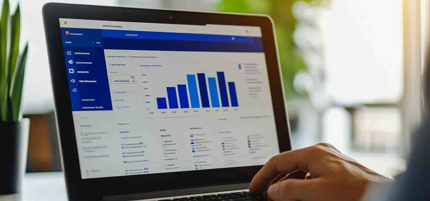 Detailed view of compliance management software dashboard