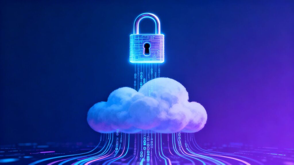 Padlock securing data in a cloud
