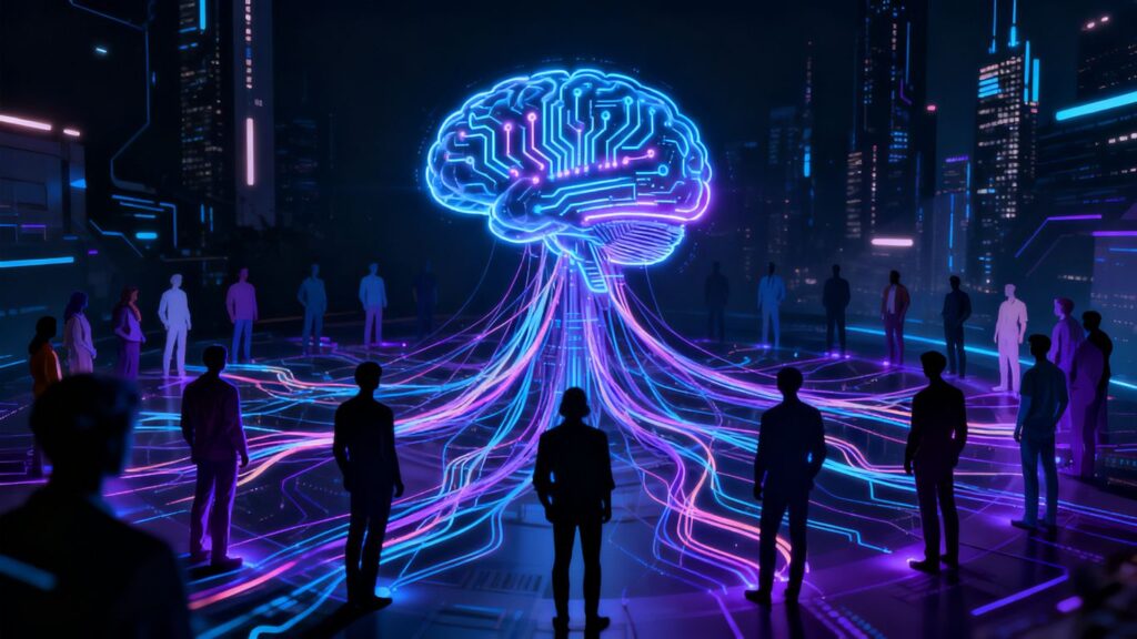 Digital brain overseeing workforce network