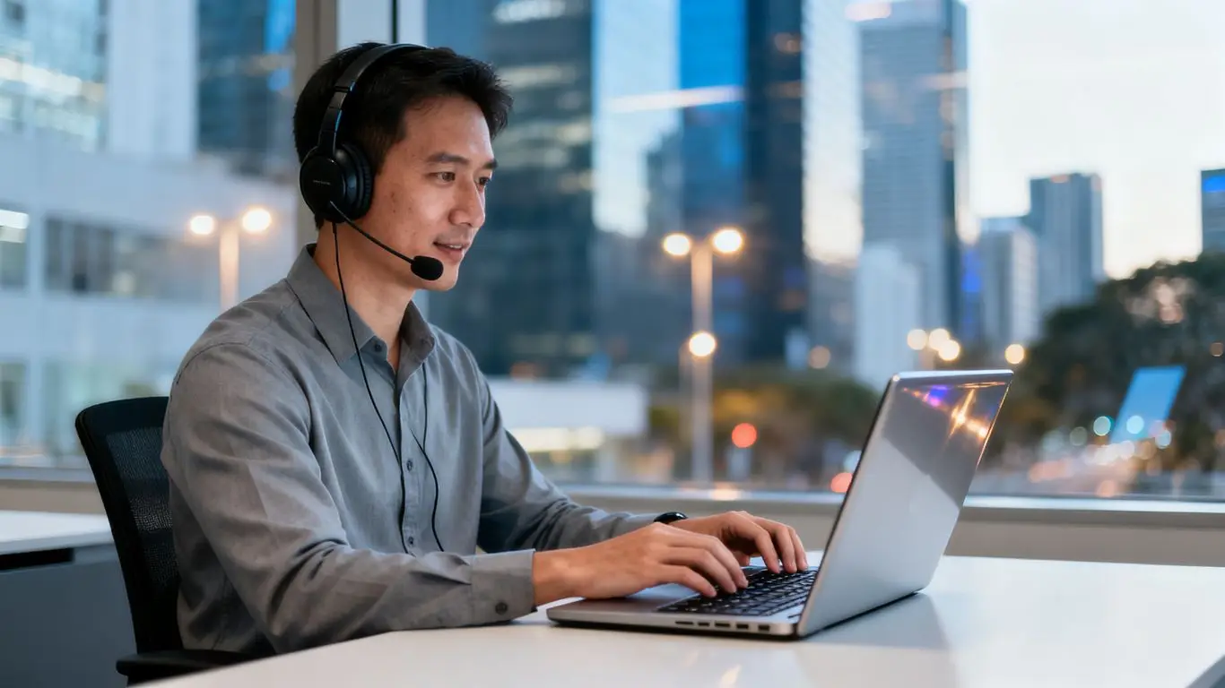 IT technician providing managed IT services in New Zealand.