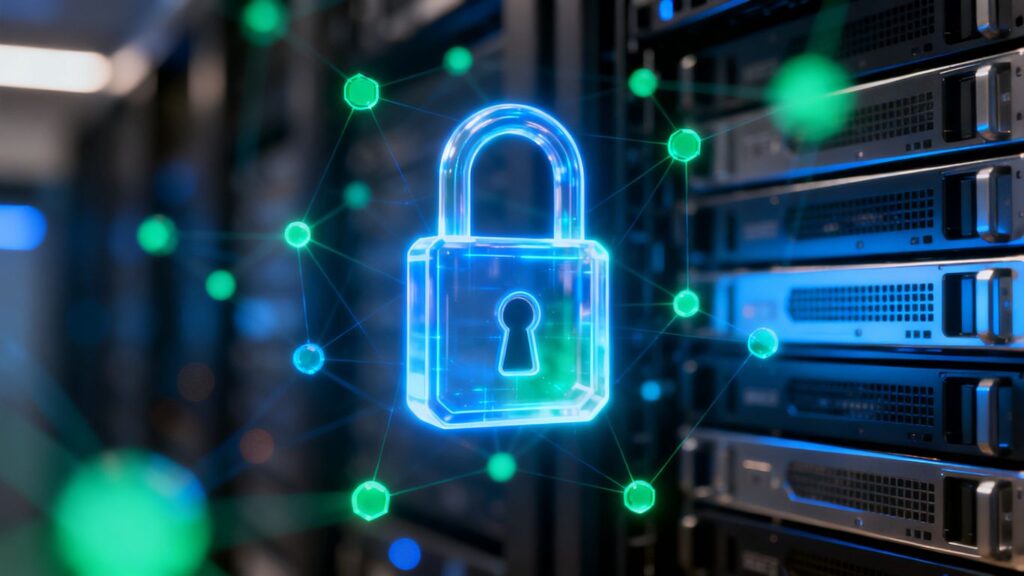 Cybersecurity news illustration depicting threat detection